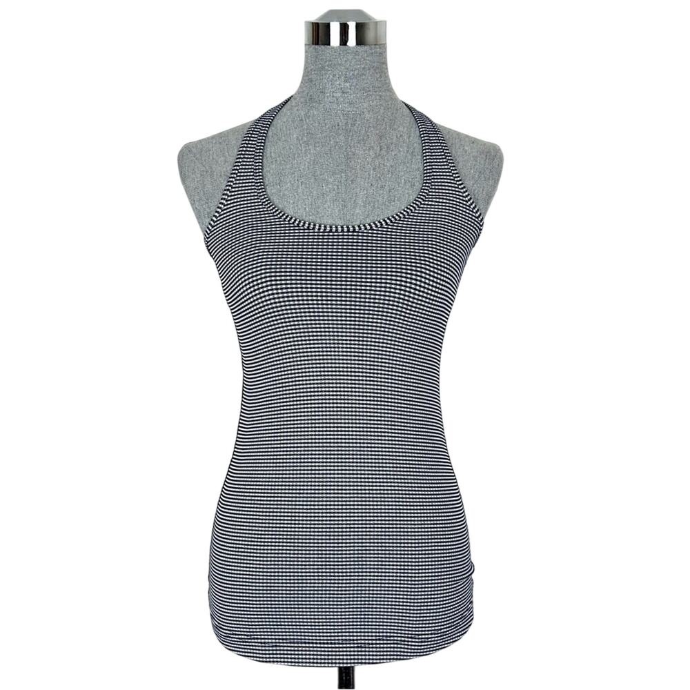 Lululemon Gingham Inkwell Cool Racerback